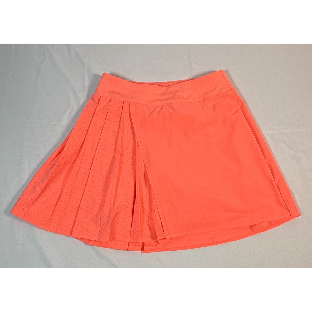Lululemon Play Off The Pleats Skirt 0 Neon Coral Pink Tennis Golf Skort